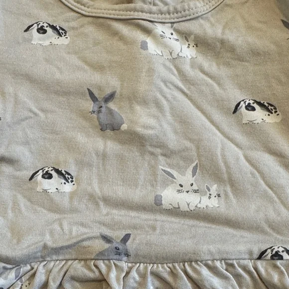 Kyte Baby Bunny Twirl Bodysuit Dress - Picture 3 of 3